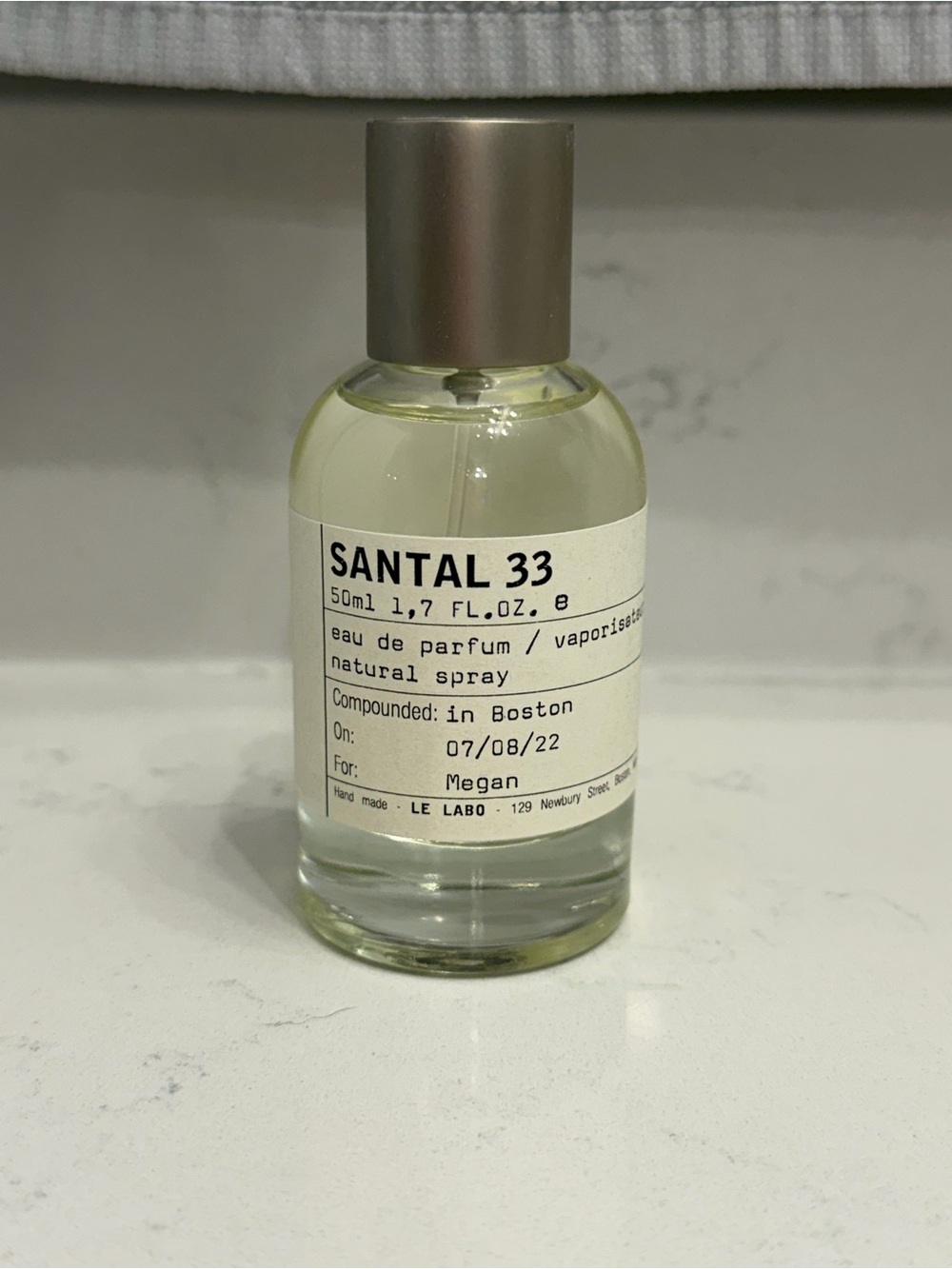 Le Labo Santal 33 Perfume Bottle